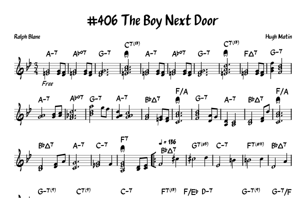 The Boy Next Door (arr. John Fries)
