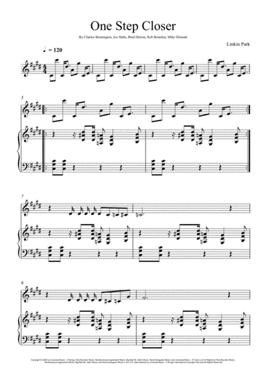 One Step Closer (arr. André Laitano)