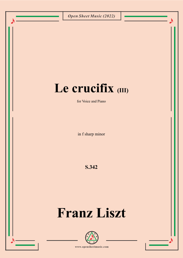 Liszt-Le crucifix III,S.342,in f sharp minor (arr. OSM Press)
