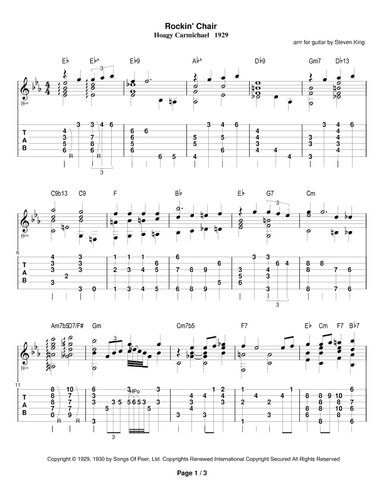 Rockin' Chair (arr. Steven King)