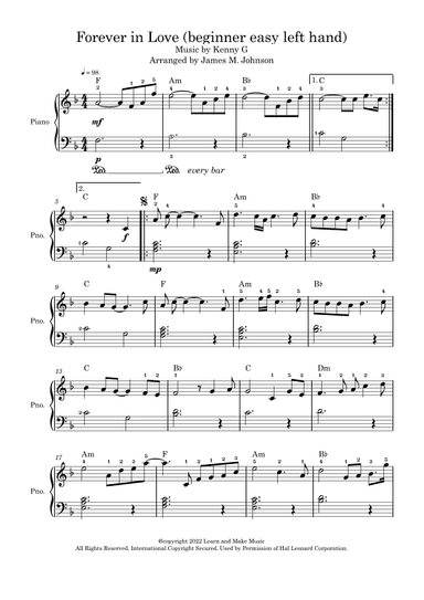 Forever In Love (arr. James Johnson)