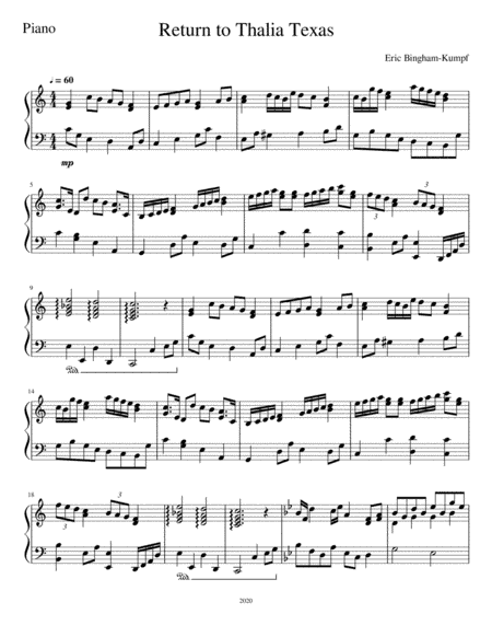 Return to Thalia Texas