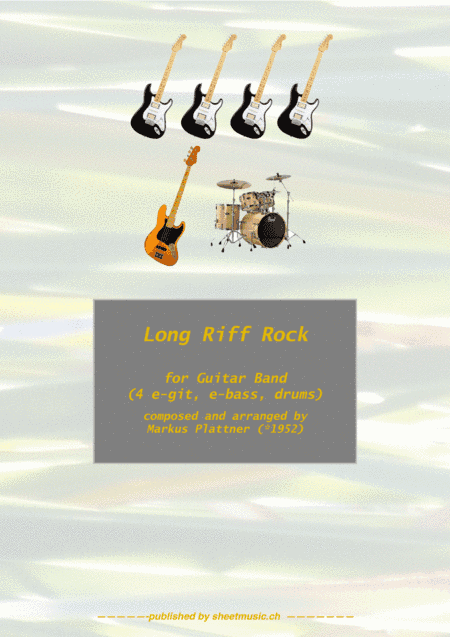 Long Riff Rock for Guitar Band