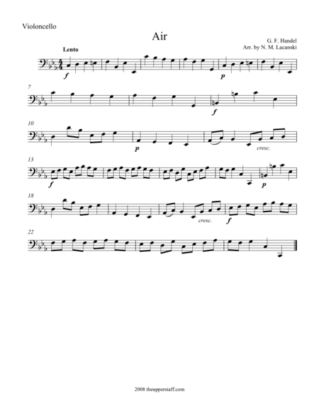 Air (arr. Nick Lacanski)