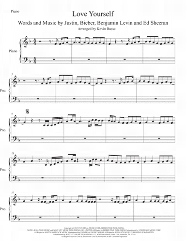 Love Yourself (arr. Kevin Busse)
