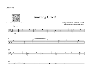 Amazing Grace How Sweet the sound - Easy Basson (arr. Daniel H Rosa)