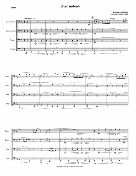 Shenandoah (arr. Art Leiby)