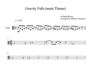 Gravity Falls (main Theme) (arr. Gildson Cerqueira)