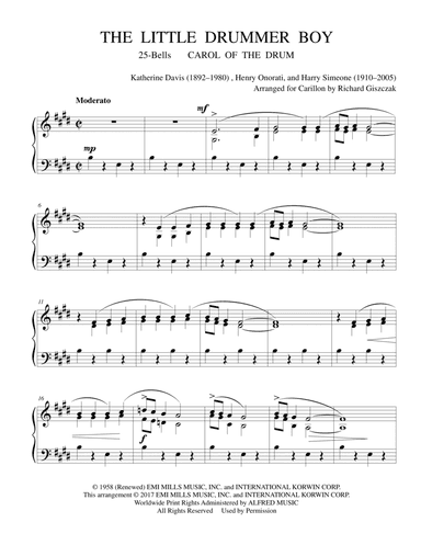 The Little Drummer Boy (arr. Richard Giszczak)