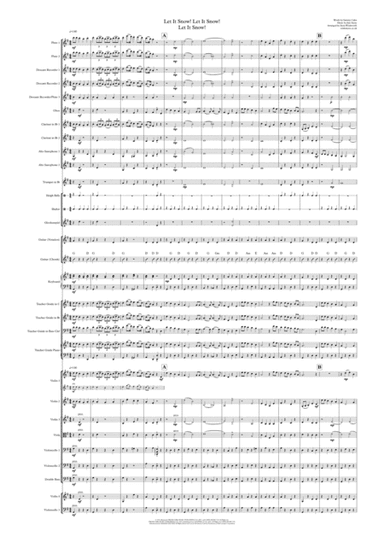 Let It Snow! Let It Snow! Let It Snow! (arr. Susie Winkworth winkmusic.co.uk)
