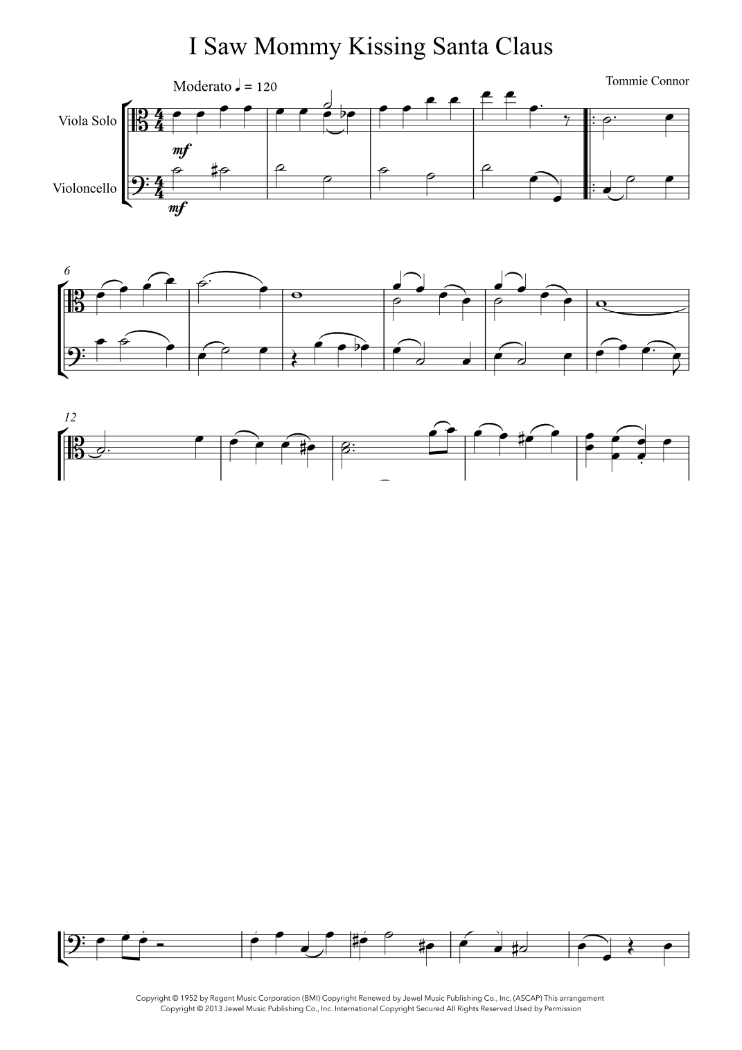 I Saw Mommy Kissing Santa Claus (arr. Sherry Lewis)