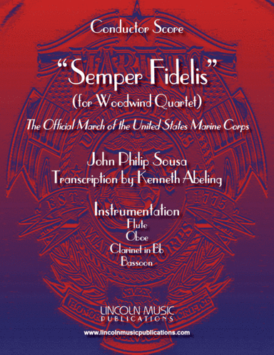 March - Semper Fidelis (for Woodwind Quartet) (arr. Kenneth Abeling)