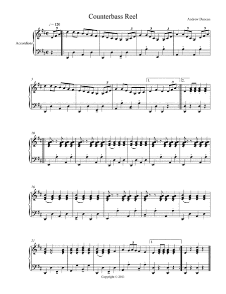 Counterbass Reel - Accordion Solo
