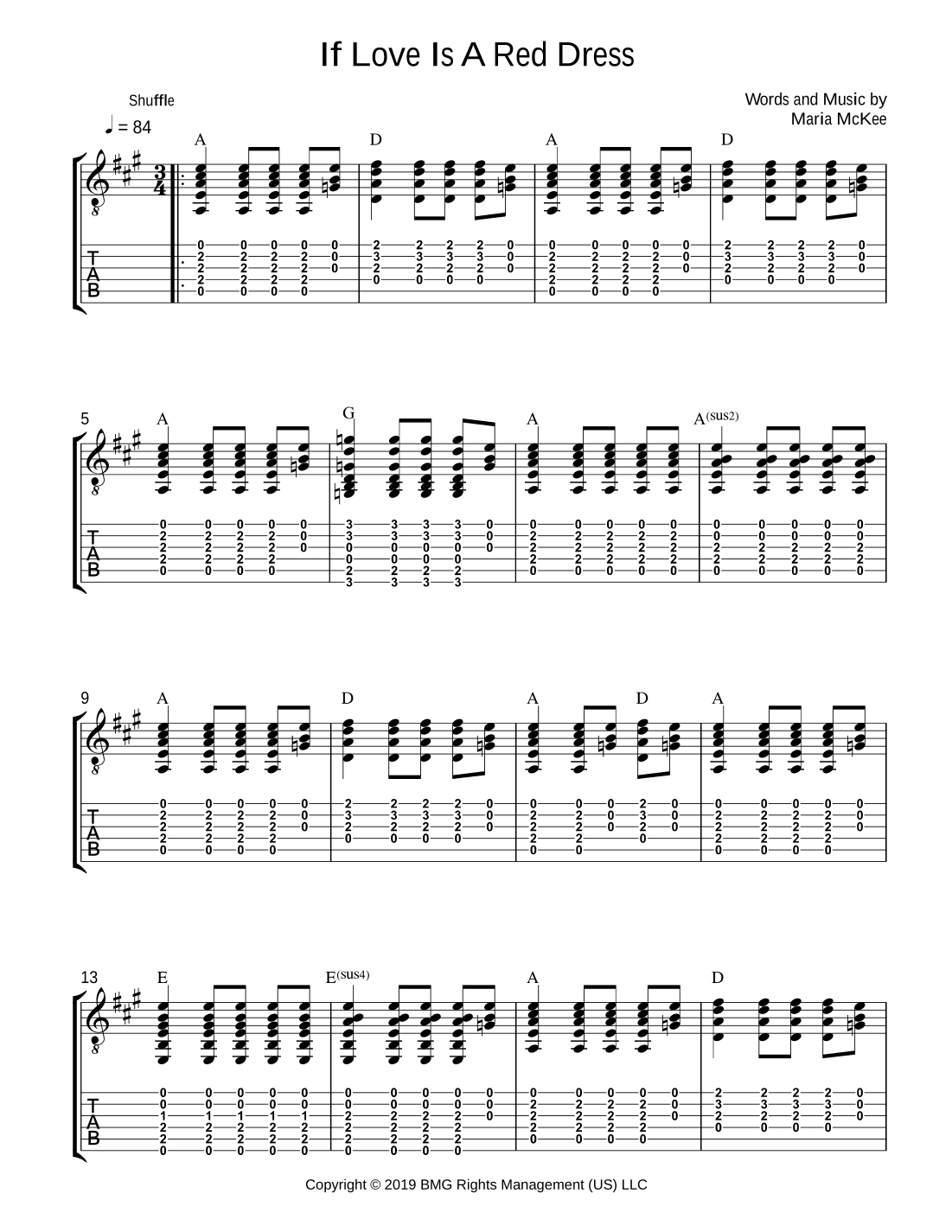 If Love Is A Red Dress (arr. Derrick Campbell)