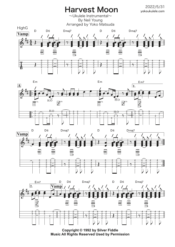 Harvest Moon (arr. Yoko Matsuda)
