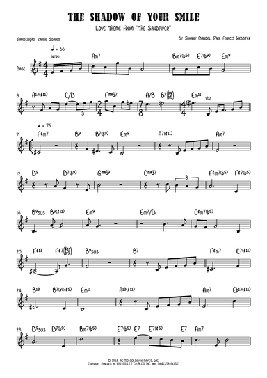 The Shadow Of Your Smile (arr. Karine Soares)