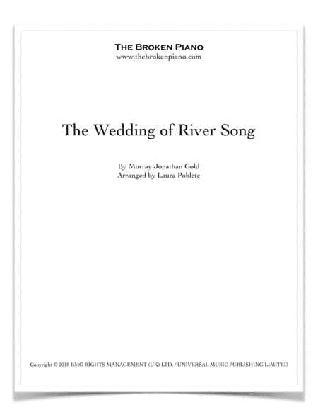 The Wedding Of River Song (arr. Laura Poblete)