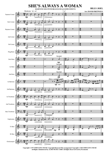 She's Always A Woman (arr. David Fretwell)
