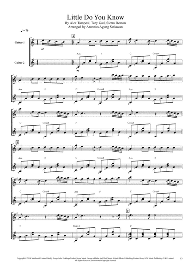Little Do You Know (arr. Antonius Agung Setiawan)