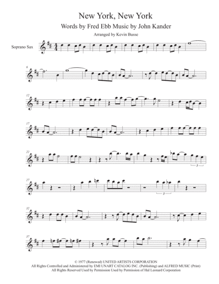 Theme From "New York, New York" (arr. Kevin Busse)