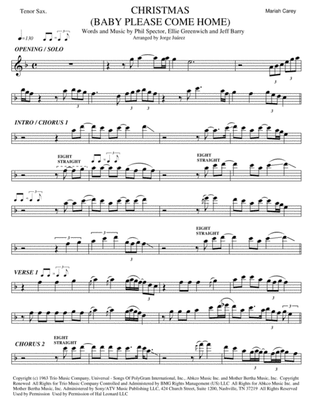Christmas (Baby Please Come Home) (arr. Jorge Juárez)