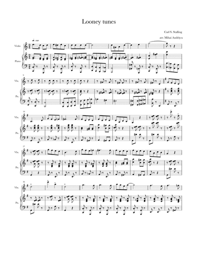 Looney Tunes (arr. Mihai Andritcu)