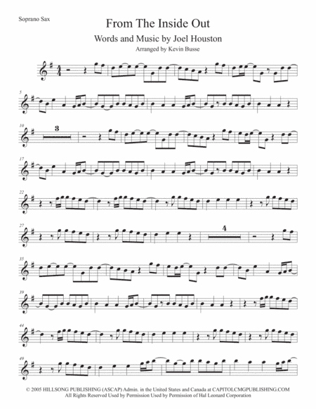 From The Inside Out (arr. Kevin Busse)