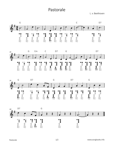 Pastorale (arr. songbooks.info)