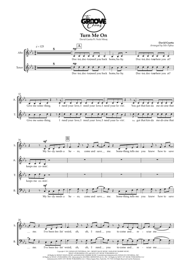 Turn Me On (arr. Silv Pybus)