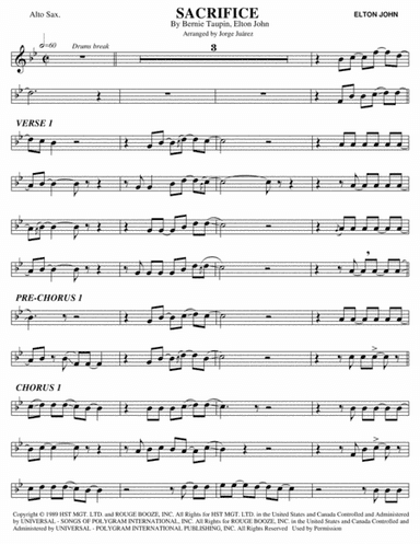 Sacrifice (arr. Jorge Juárez)