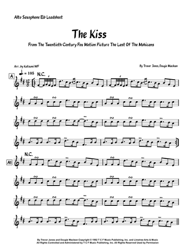 The Kiss (arr. Katsumi WF)