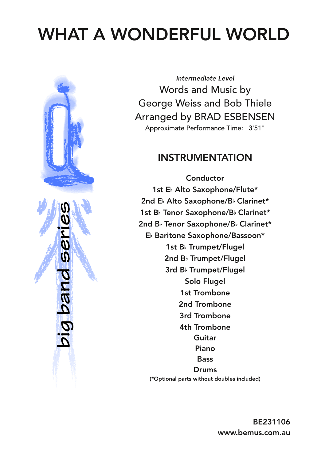 What A Wonderful World (arr. Brad Esbensen)