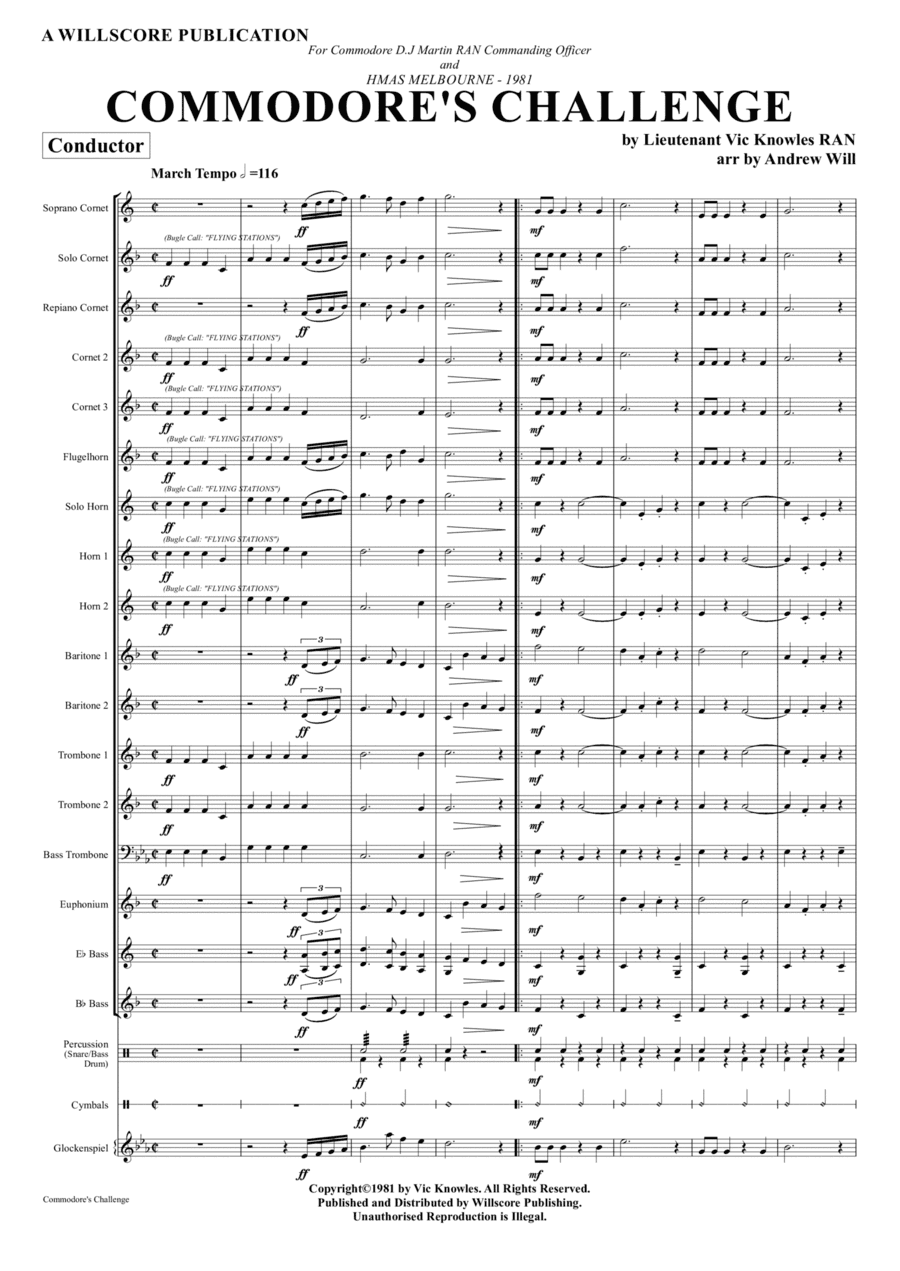 Commodores Challenge - Brass Band