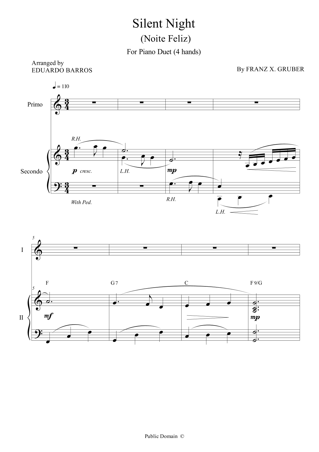 Silent Night (Noite Feliz) (arr. Eduardo Barros)