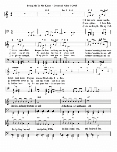 Bring Me To My Knees