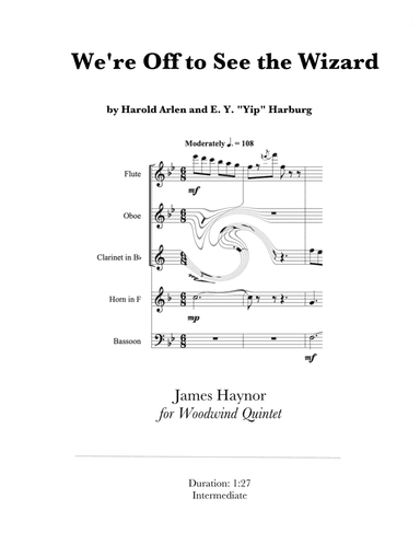 We're Off To See The Wizard (arr. James Haynor)