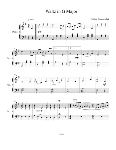 Waltz in G Major
