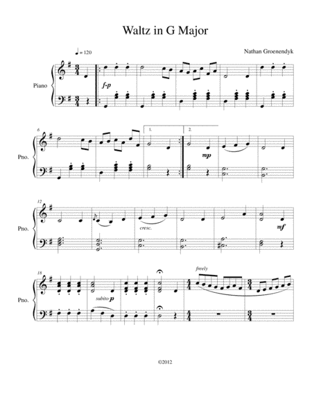 Waltz in G Major