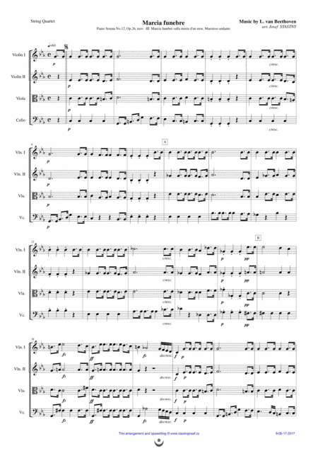 Funeral March (Beethoven) (arr. Josef STASTNY)