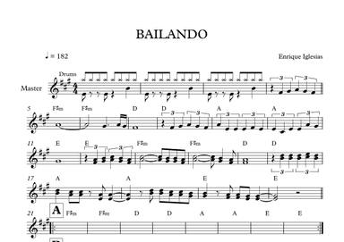 Bailando (arr. Mateo Aguilar)