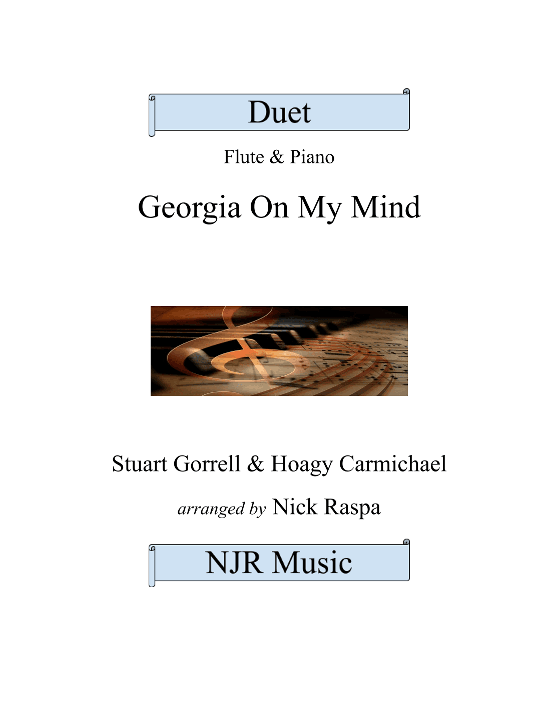 Georgia On My Mind (arr. Nick Raspa)