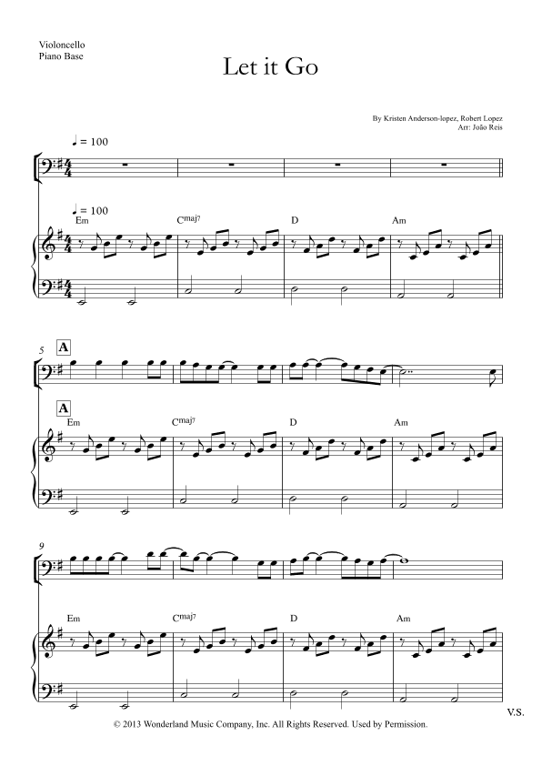Let It Go (arr. João Reis)