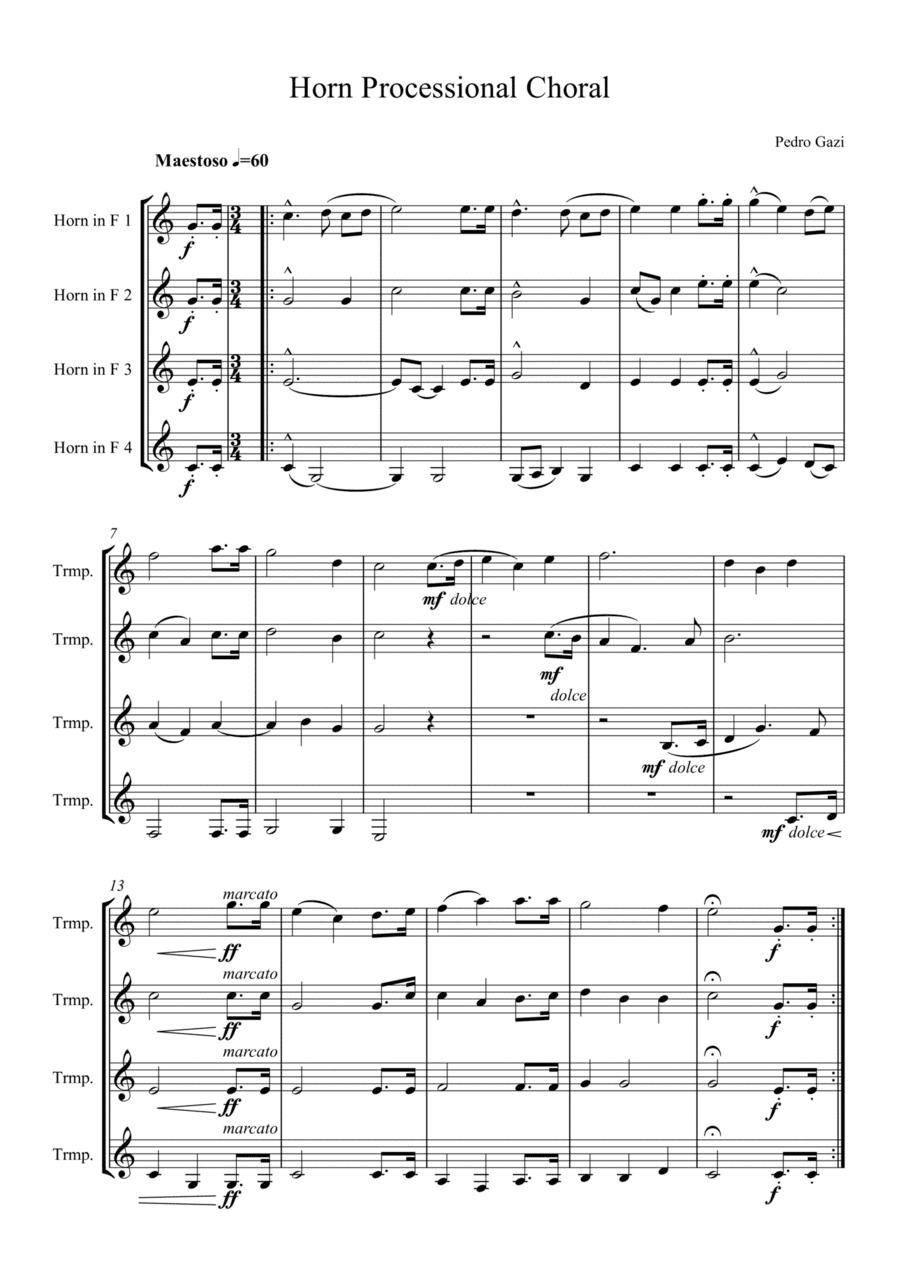 Horn Processional Choral