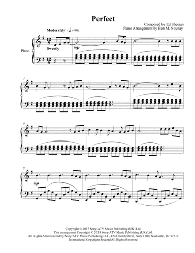 Perfect (arr. Ben M. Noynay)