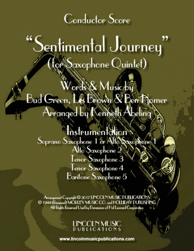 Sentimental Journey (arr. Kenneth Abeling)