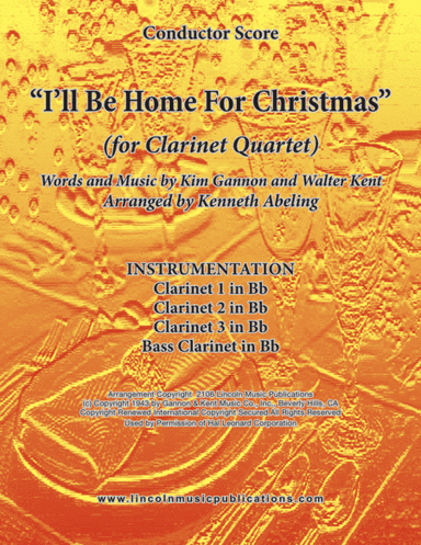 I'll Be Home For Christmas (arr. Kenneth Abeling)