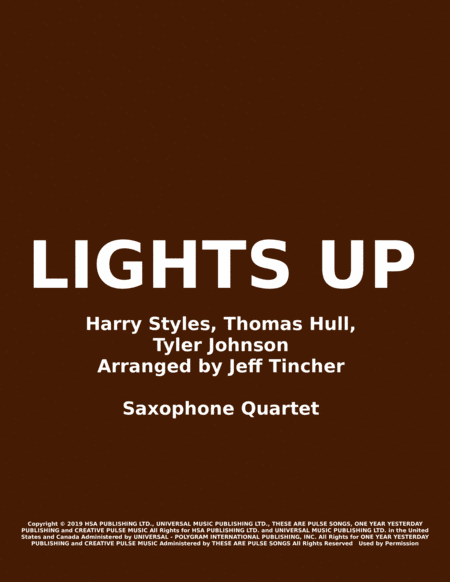Lights Up (arr. Jeff Tincher)