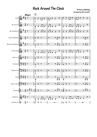 Rock Around The Clock (arr. Zachary Corbett)