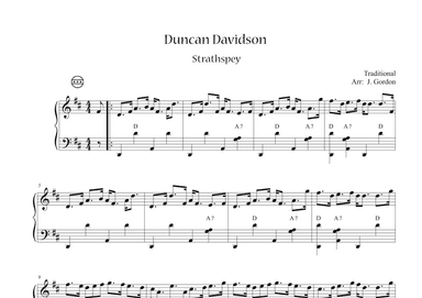 Duncan Davidson (arr. Julia Gordon)