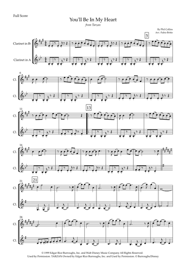 You'll Be In My Heart (arr. Fabio Britto)